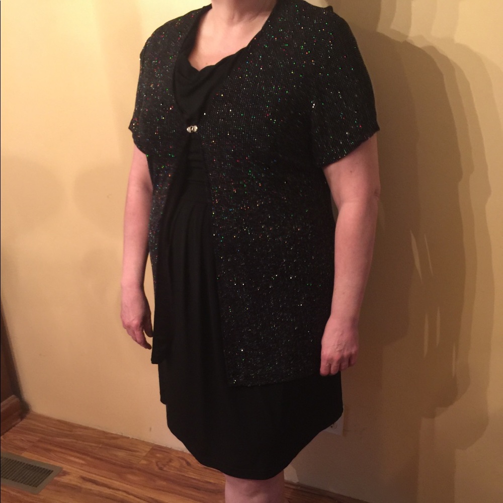 Dress overcoat cardigan